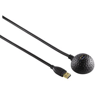 1.50m Hama USB3.0 Verl&auml;ngerungskabel Docking Ball USB A Stecker