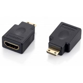 Equip HDMI Adapter HDMI-Buchse auf HDMI Typ C Stecker Schwarz