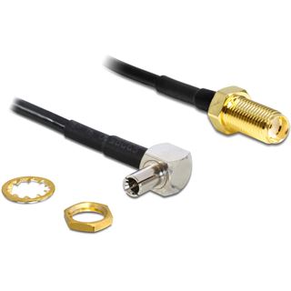 (€64,12*/1m) 0.17m Delock WLAN Antennenkabel RG-174 TS-9 Stecker