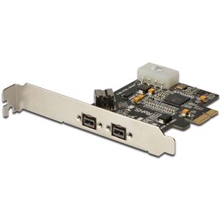 Digitus 3x FireWire 800 (1394b) Ports: 2x 9-Pin Extern + 1x 9-Pin