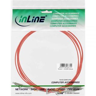 (&euro;4,90*/1m) 1.00m InLine LWL Duplex Patchkabel 50/125 &micro;m