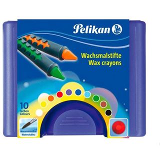 Pelikan Wachsmalstifte wasservermalbar 665/8D Schiebeh&uuml;lse 8