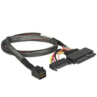 Kabel Delock SFF-8643 -> U.2 SFF-8639 + SATA 15Pin 0.50m