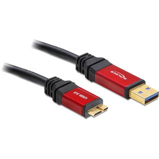 (&euro;10,90*/1m) 1.00m Delock USB3.0 Anschlusskabel doppelt