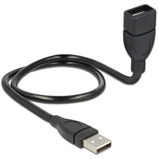 (&euro;19,80*/1m) 0.50m Delock USB2.0 Verl&auml;ngerungskabel USB A