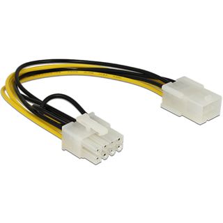 (€24,50*/1m) 0.20m Delock PCI Express Stromadapterkabel 6pol