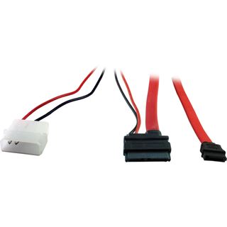 (€13,17*/1m) 0.60m Inter-Tech SATA Anschlusskabel SATA Stecker +