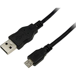 (€1,63*/1m) 3.00m LogiLink USB2.0 Anschlusskabel USB A Stecker