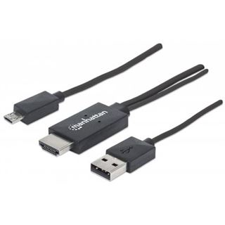 Manhattan MHL Anschlusskabel HDMI -> Micro USB 11-polig