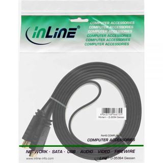 (&euro;2,63*/1m) 3.00m InLine HDMI1.4 Anschlusskabel High-Speed mit