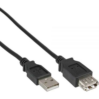 0.50m InLine USB2.0 Verlängerungskabel USB A Stecker auf USB A