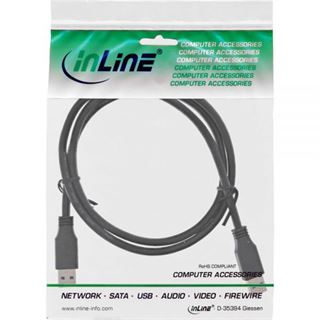 (€4,90*/1m) 1.00m InLine USB3.0 Anschlusskabel USB 3.0 USB A
