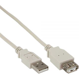 (€3,90*/1m) 1.00m InLine USB2.0 Verlängerungskabel USB A