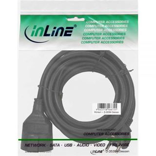 (&euro;2,71*/1m) 5.00m InLine Verl&auml;ngerungskabel Schutzkontakt