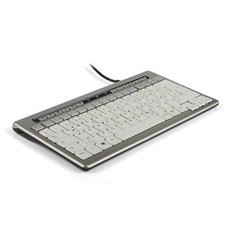 BakkerElkhuizen S-board 840 Design USB Deutsch silber (kabelgebunden)