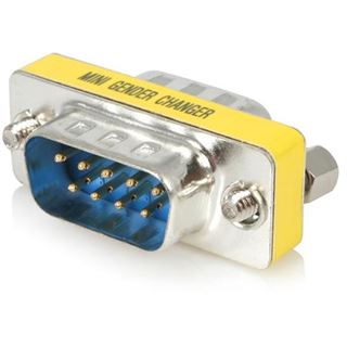 Startech Seriell Mini Gender Changer D-Sub 9pol Stecker auf D-Sub