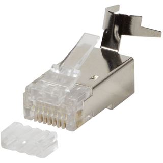 LogiLink Modular RJ45 für Cat7,Cat.6A, Cat6 Kabel, 50 Stk.