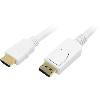 (&euro;5,95*/1m) 2.00m LogiLink Displayport Adapterkabel Displayport