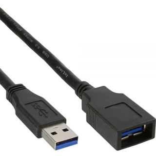 3.00m InLine USB3.0 Verlängerungskabel USB A Stecker auf USB A