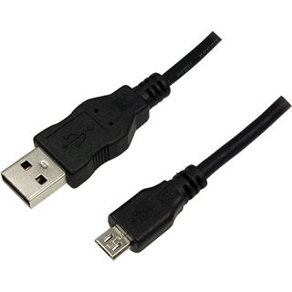 (€2,72*/1m) 1.80m LogiLink USB2.0 Anschlusskabel USB A Stecker