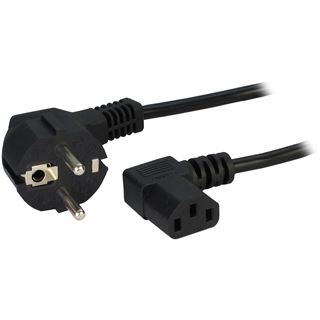 (&euro;4,60*/1m) 1.50m Inter-Tech Stromkabel gewinkelt links