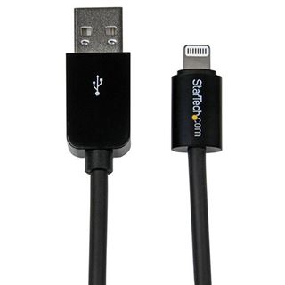 Startech 1m Lightning auf USB Kabel schwarz