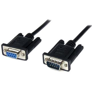 (&euro;6,90*/1m) 1.00m Startech Nullmodem Anschlusskabel 9pol Stecker
