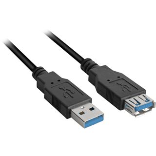(&euro;2,63*/1m) 3.00m Sharkoon USB3.0 Verl&auml;ngerungskabel USB A