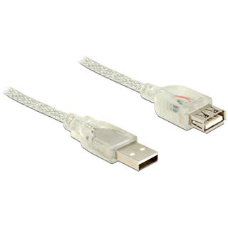 (&euro;6,90*/1m) 1.00m Delock USB2.0 Verl&auml;ngerungskabel USB A