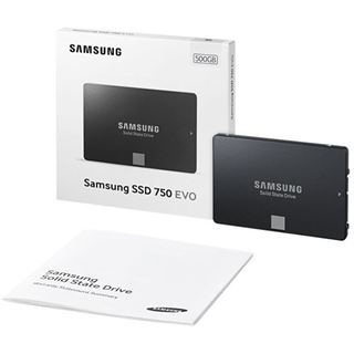 500GB Samsung 750 Evo 2.5" (6.4cm) SATA 6Gb/s TLC Toggle