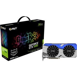 8GB Palit GeForce GTX 1080 GameRock Premium Edition Aktiv PCIe 3.0