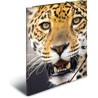 Herma Eckspannermappe "Leopard", aus PP, DIN A3