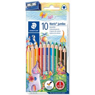 STAEDTLER Buntstift Noris Club jumbo, 10er Kartonetui