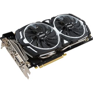 8GB MSI GeForce GTX 1080 Armor 8G OC Aktiv PCIe x16 (Retail)