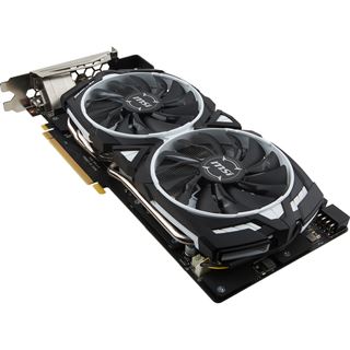 8GB MSI GeForce GTX 1080 Armor 8G OC Aktiv PCIe x16 (Retail)