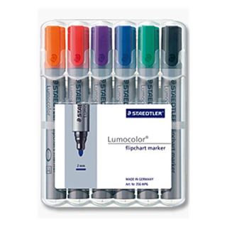 Staedtler Lumocolor Flipchart-Marker 356, 6er Etui