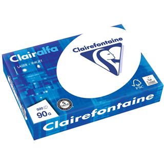 Clairalfa Multifunktionspapier, DIN A4, 90 g/qm, extra wei&szlig;