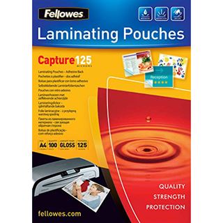 Fellowes Laminierfolientasche, selbstklebend, A4, 250 mic