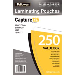 Fellowes Laminierfolientasche, DIN A4, 250 mic, Value Pack