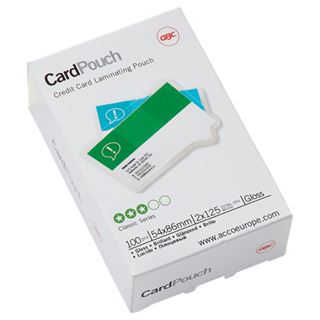 GBC Laminierfolientasche CardPouch f&uuml;r Kreditkarten, 250 mic