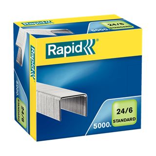 Rapid Heftklammern Standard 24/6 galvanisiert 5000 St&uuml;ck