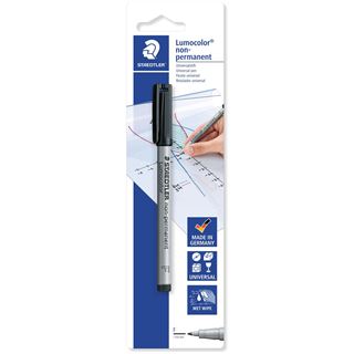 Staedtler Lumocolor NonPermanent-Marker 316F, schwarz