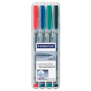 Staedtler Lumocolor NonPermanent-Marker 311S, 4er Etui