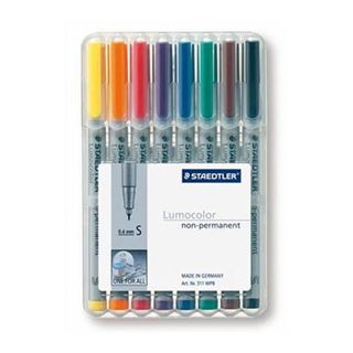 Staedtler Lumocolor NonPermanent-Marker 311S, 8er Etui