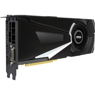 8GB MSI GeForce GTX 1080 Aero 8G OC Aktiv PCIe 3.0 x16 (Retail)