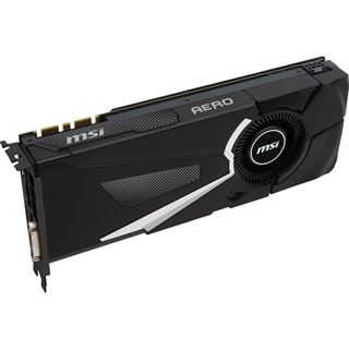 8GB MSI GeForce GTX 1080 Aero 8G OC Aktiv PCIe 3.0 x16 (Retail)