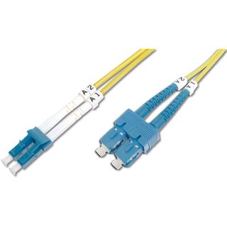 (&euro;0,89*/1m) 10.00m Digitus LWL Duplex Patchkabel 9/125 &micro;m