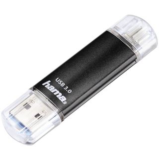 32 GB Hama FlashPen Laeta Twin grau USB 3.0