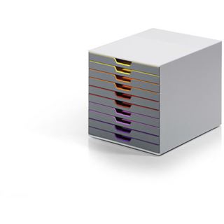 DURABLE Schubladenbox VARICOLOR 10, mit 10 Schubladen