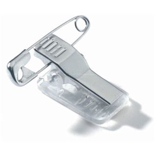 DURABLE Namensschild, mit Kombiklemme, aus Acryl, 75 x 40 mm